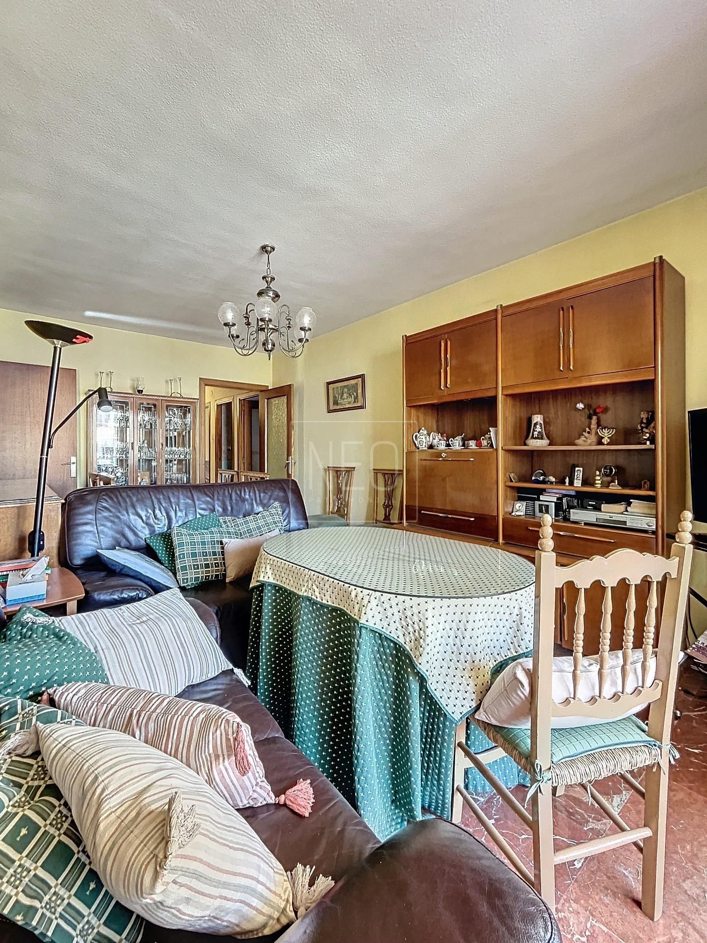 Living room of Attic for sale in  Granada Capital  with Heating, Parquet flooring and Terrace