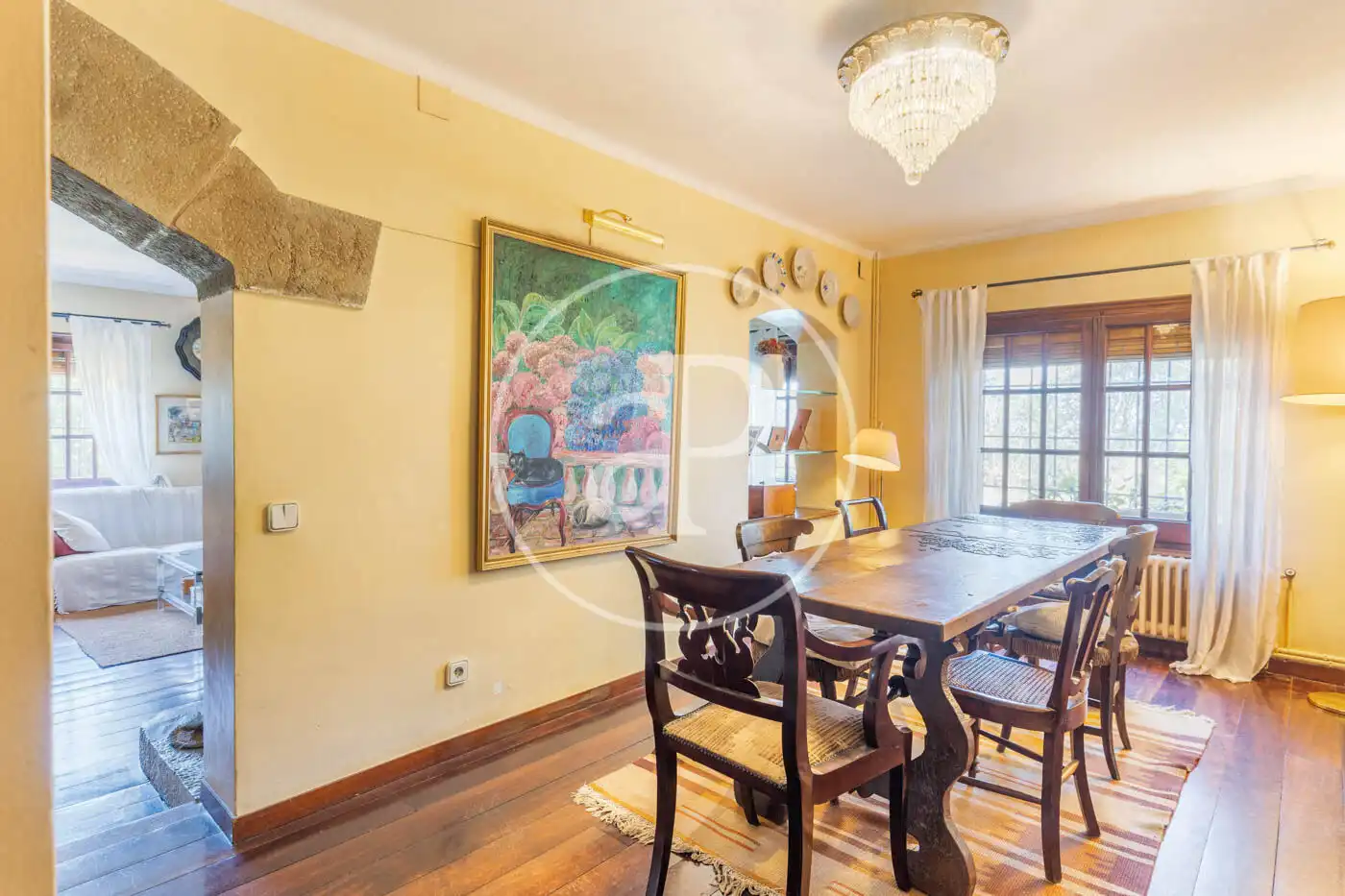 Comedor de Casa o chalet en venta en Vilanova del Vallès con Calefacción, Jardín privado y Terraza