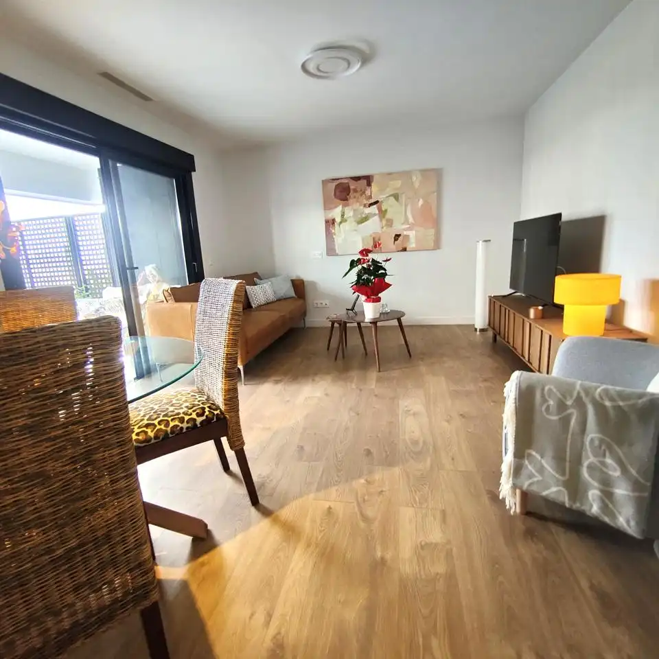 Wohnzimmer von Wohnungen zur Miete in Las Palmas de Gran Canaria mit Terrasse, Möbliert und Internet