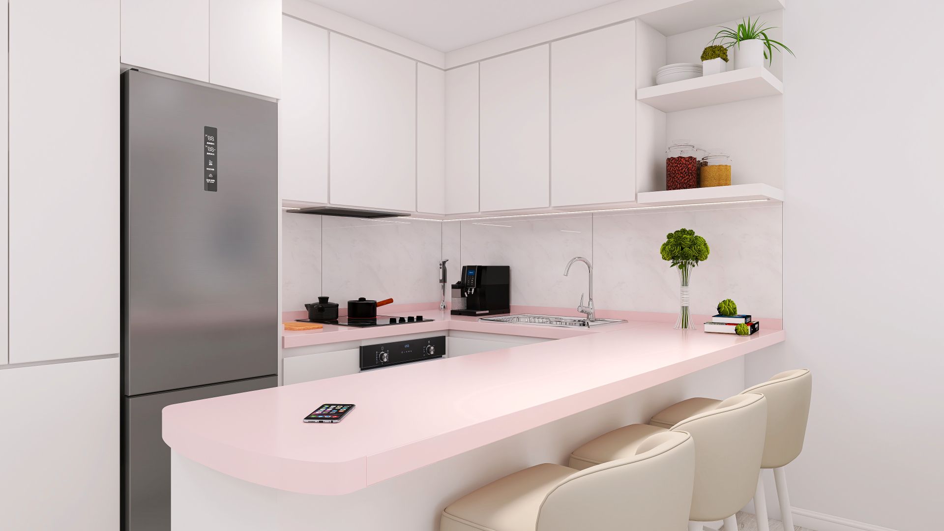 Kitchen of Flat for sale in Ribeira  with Heating, Parquet flooring and Terrace