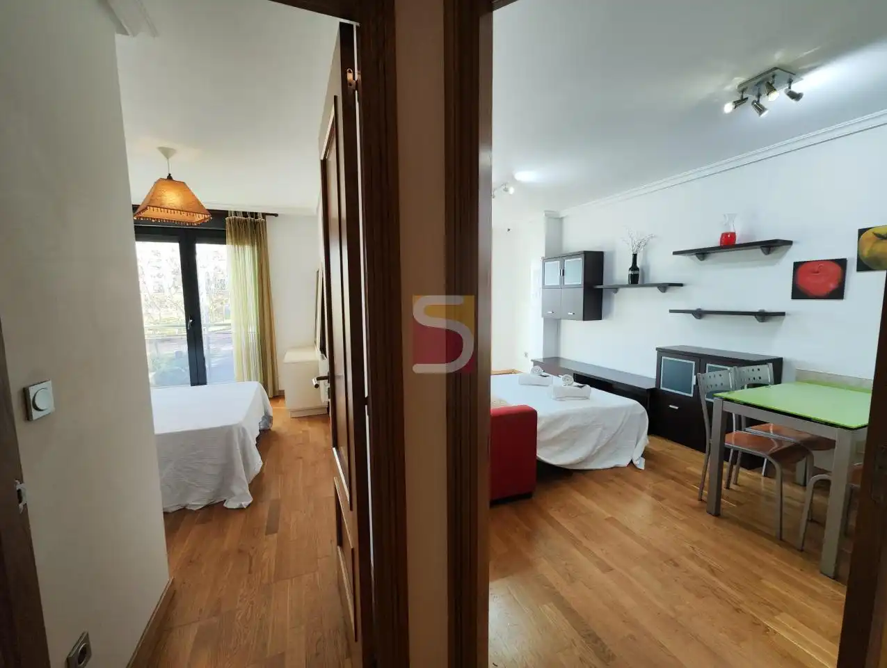 Habitación de Apartamento de alquiler en Nigrán con Calefacción, Trastero y Amueblado