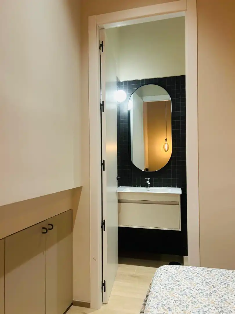 Baño de Apartamento de alquiler en Madrid con Aire acondicionado, Calefacción y Amueblado