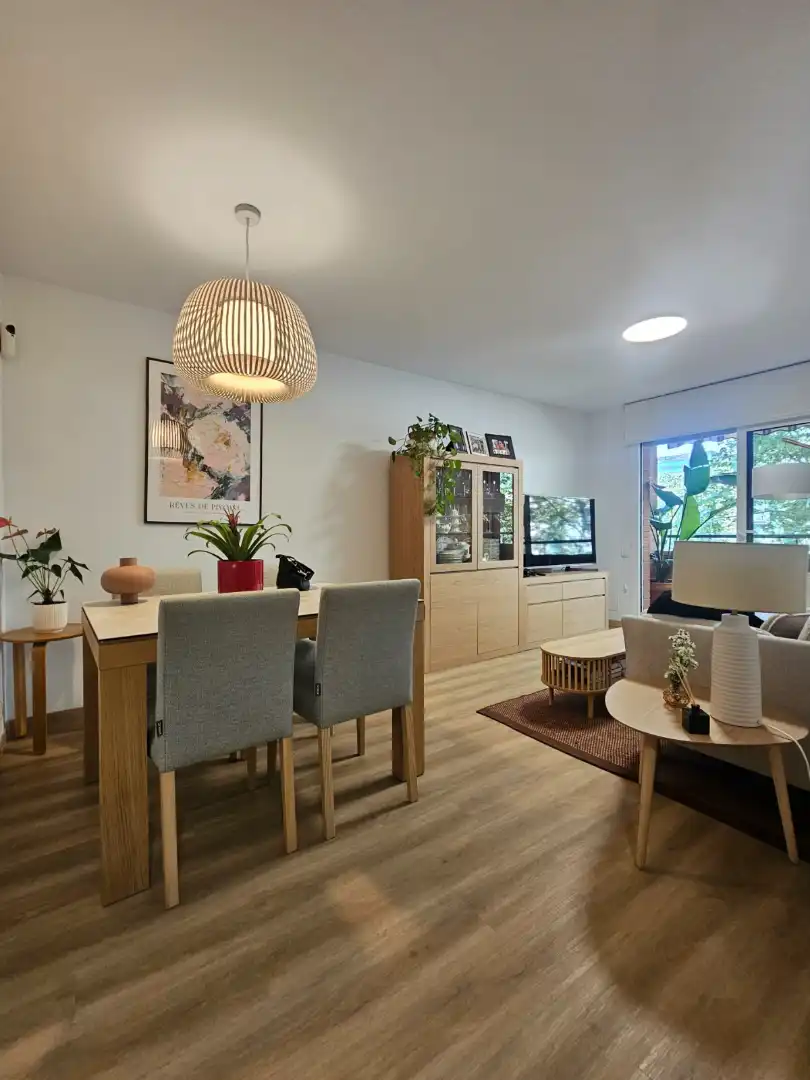 Sala de estar de Piso en venta en Barcelona con Aire acondicionado, Calefacción y Parquet