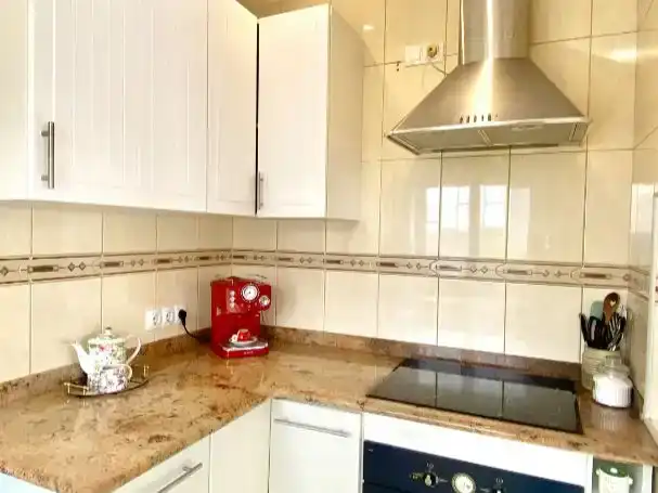 Kitchen of Flat for sale in Roses  with Air Conditioner