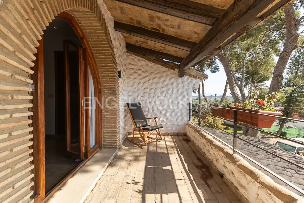 Terraza de Casa o chalet de alquiler en Manises con Aire acondicionado, Calefacción y Jardín privado