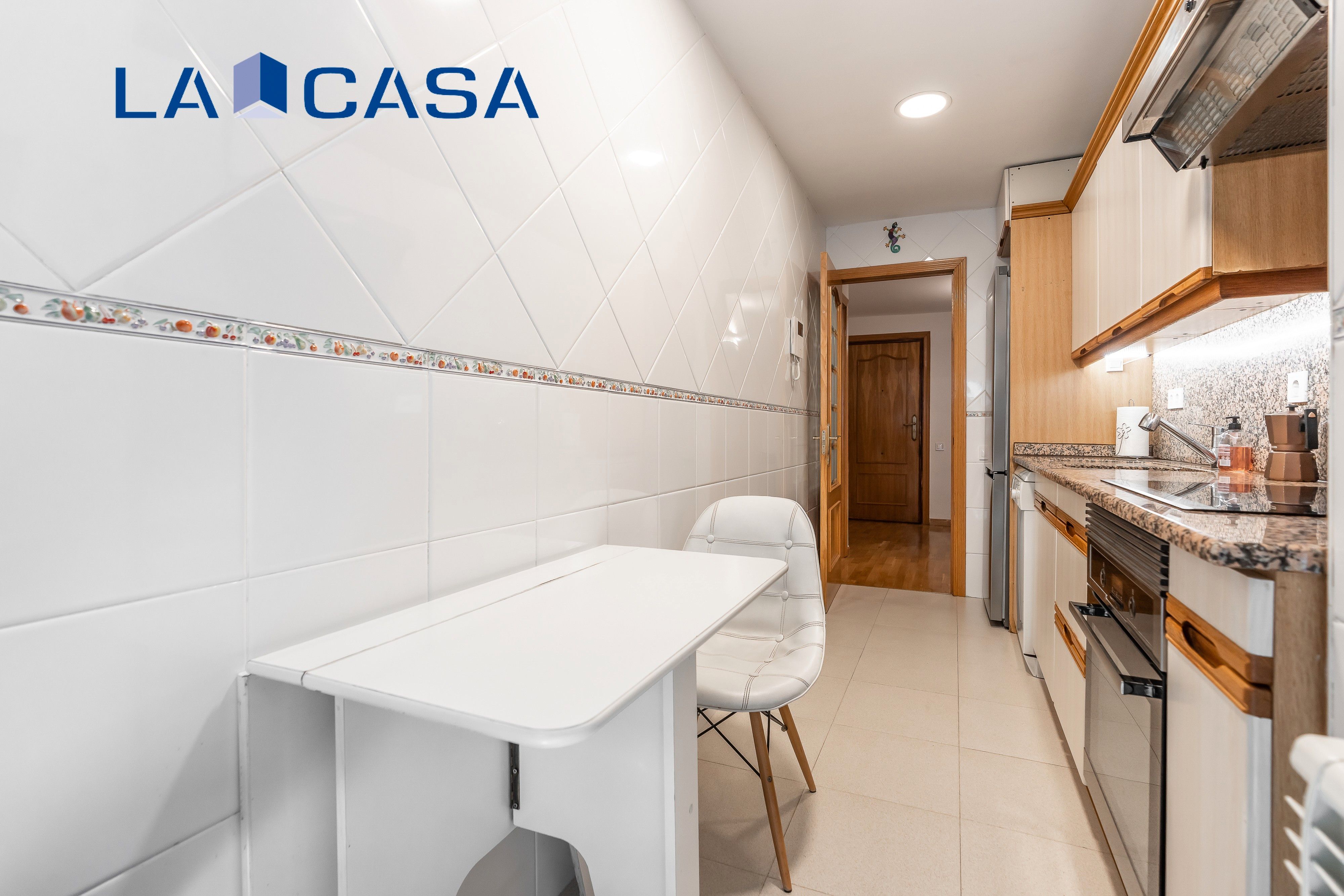Kitchen of Flat for sale in  Madrid Capital  with Heating and Swimming Pool