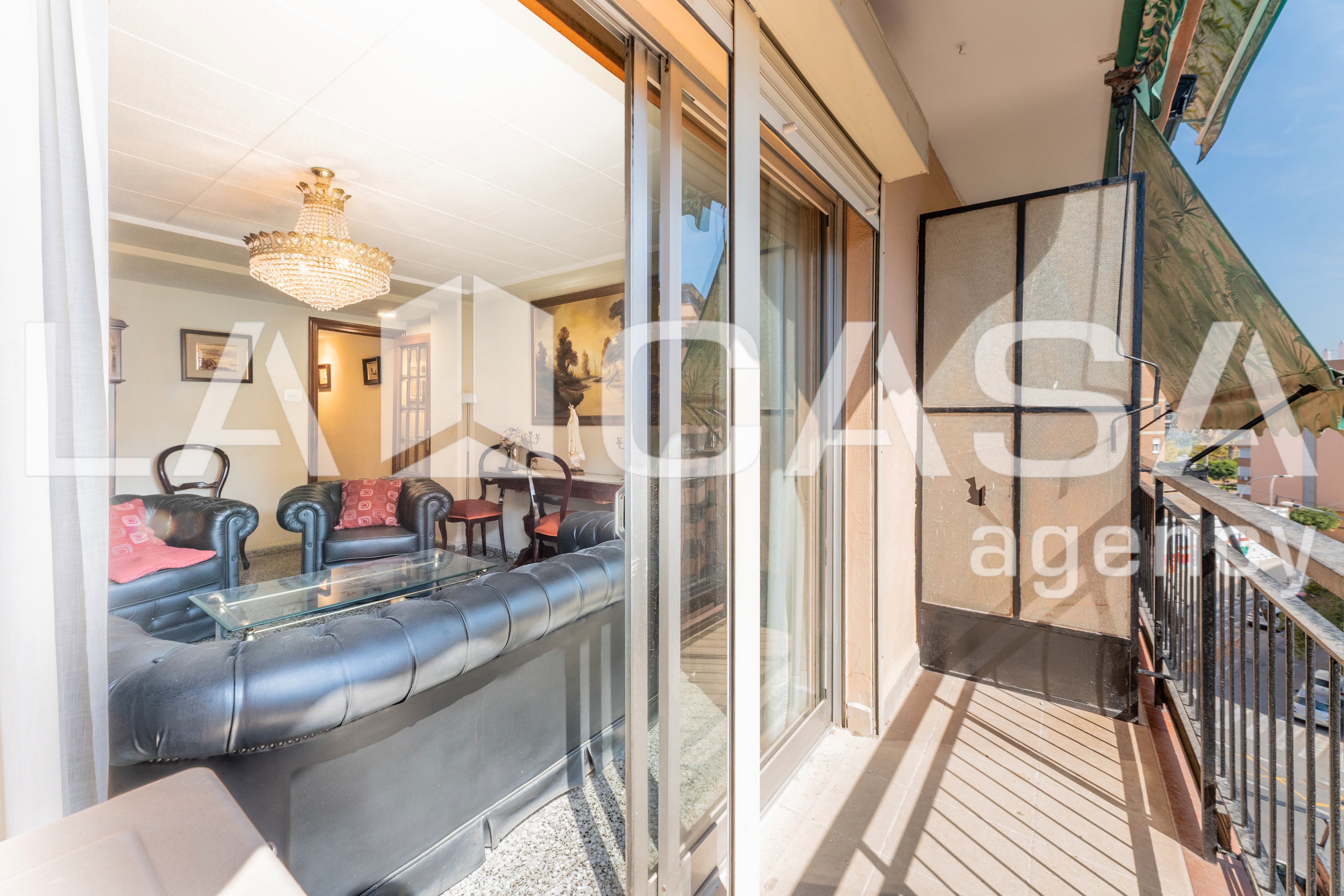 Bedroom of Flat for sale in  Valencia Capital  with Terrace
