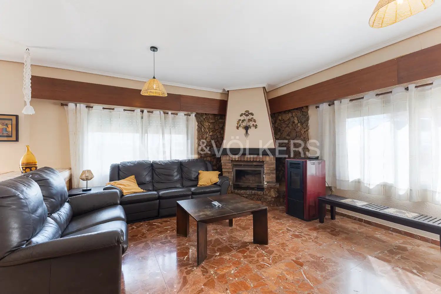 Sala d'estar de Casa o xalet en venda en Cullera amb Aire condicionat, Calefacció i Jardí privat