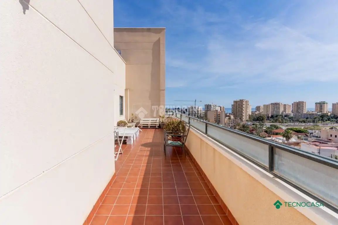 Terrace of Attic for sale in Roquetas de Mar  with Air Conditioner, Terrace and Community pool