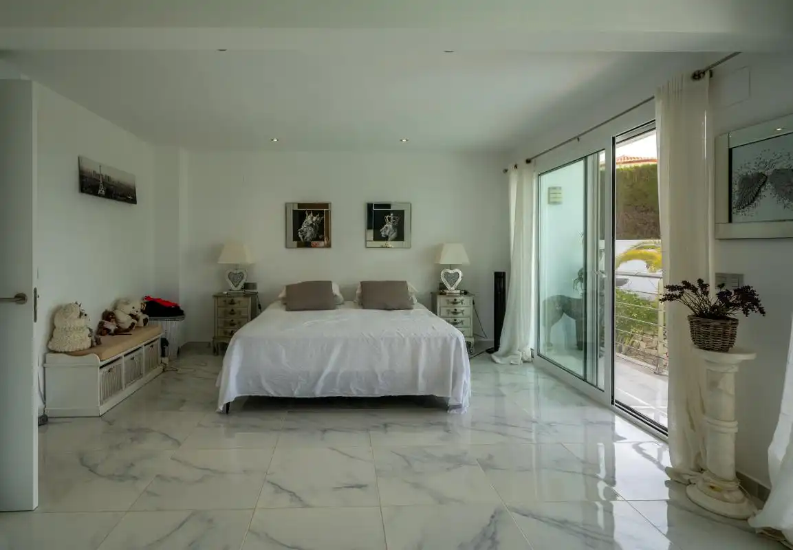 Dormitori de Casa o xalet en venda en Jávea / Xàbia amb Aire condicionat, Calefacció i Jardí privat