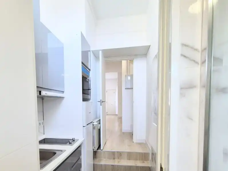 Cocina de Piso de alquiler en Alcobendas con Parquet