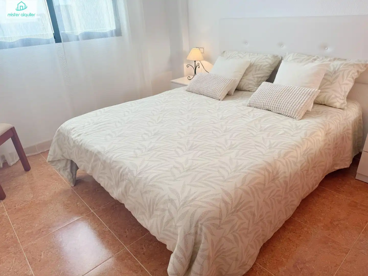 Bedroom of Apartments for rent in El Campello  with Air Conditioner, Heating and Private garden