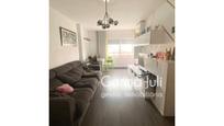 Living room of Flat for sale in Badalona  with Parquet flooring and Balcony