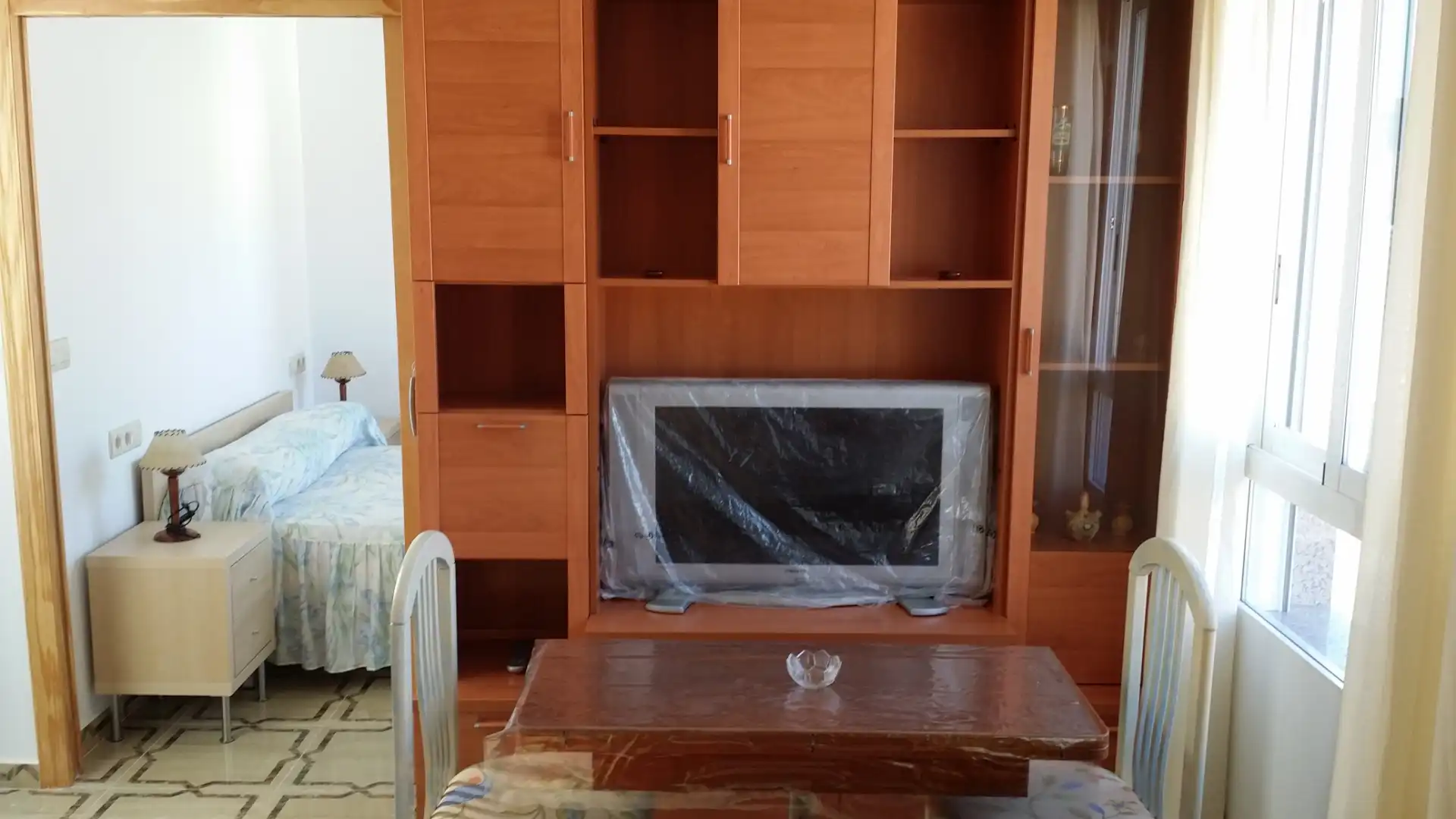 Sala de estar de Ático de alquiler en Cartagena ciudad