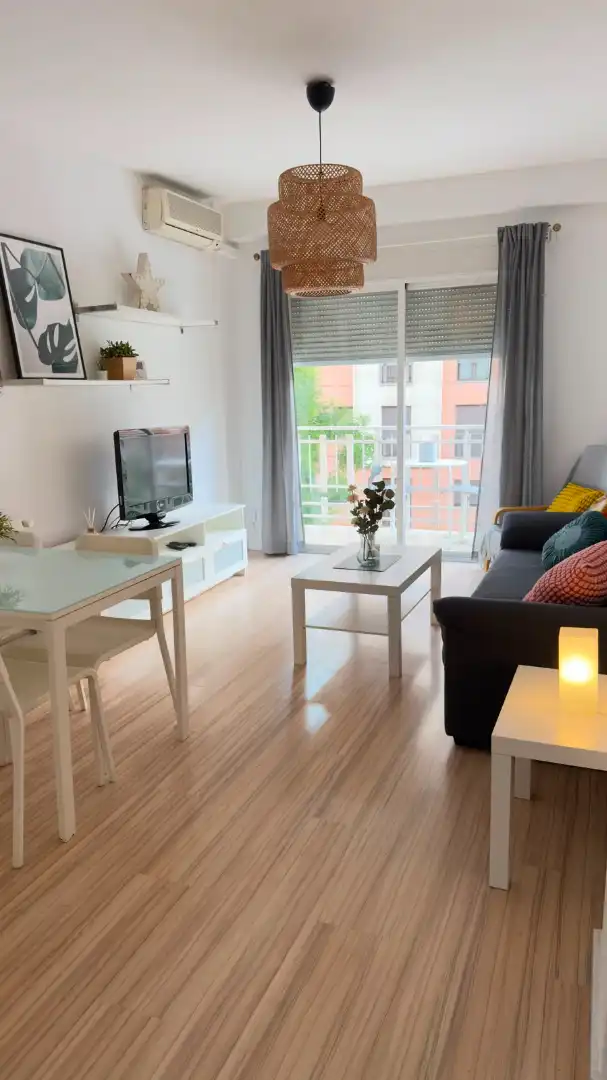 Sala de estar de Piso de alquiler en Granada con Aire acondicionado, Amueblado y Lavadora