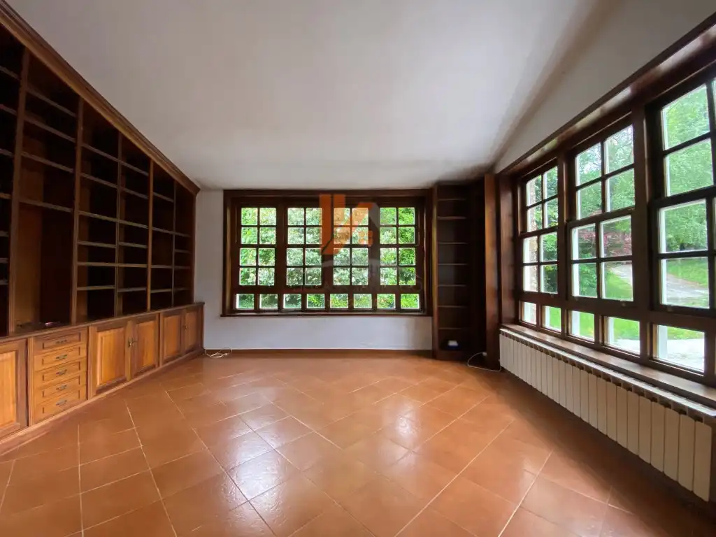 Sala de estar de Casa o chalet en venta en Brión con Jardín privado, Trastero y Horno