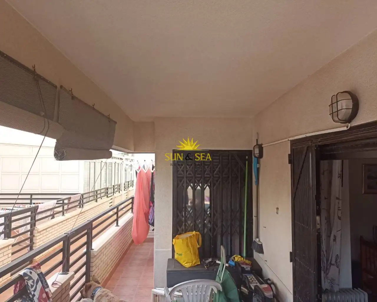 Balcony of Apartments for rent in Guardamar del Segura  with Private garden, Swimming Pool and Furnished