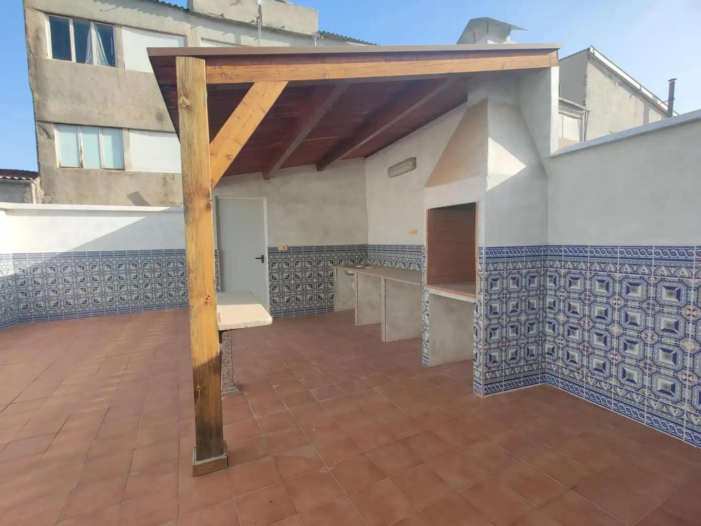 Terrasse von Wohnung zum Verkauf in Ceutí mit Terrasse, Abstellraum und Balkon
