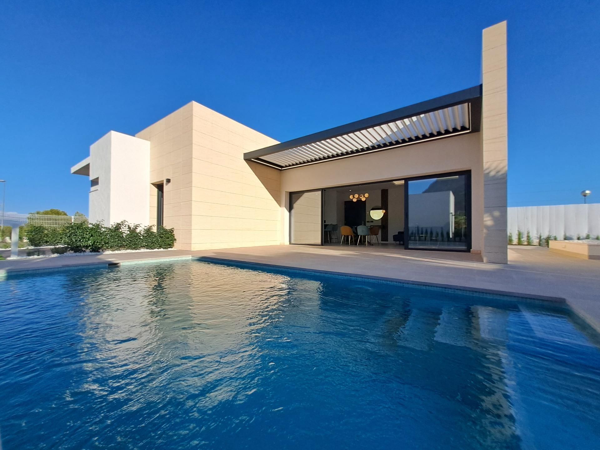 Swimming pool of House or chalet for sale in Polop  with Air Conditioner, Heating and Private garden