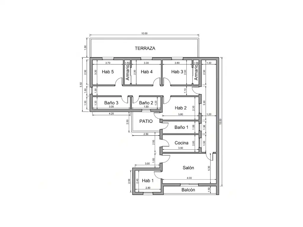 Flat for rent in Valencia  with Terrace and Balcony