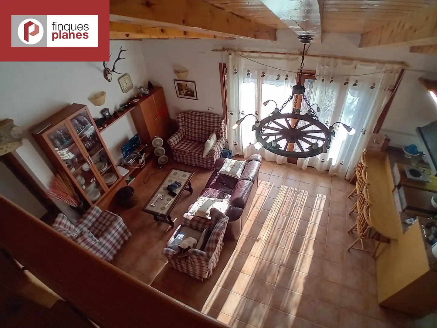 Living room of Houses for sale in Cabó  with Private garden and Furnished