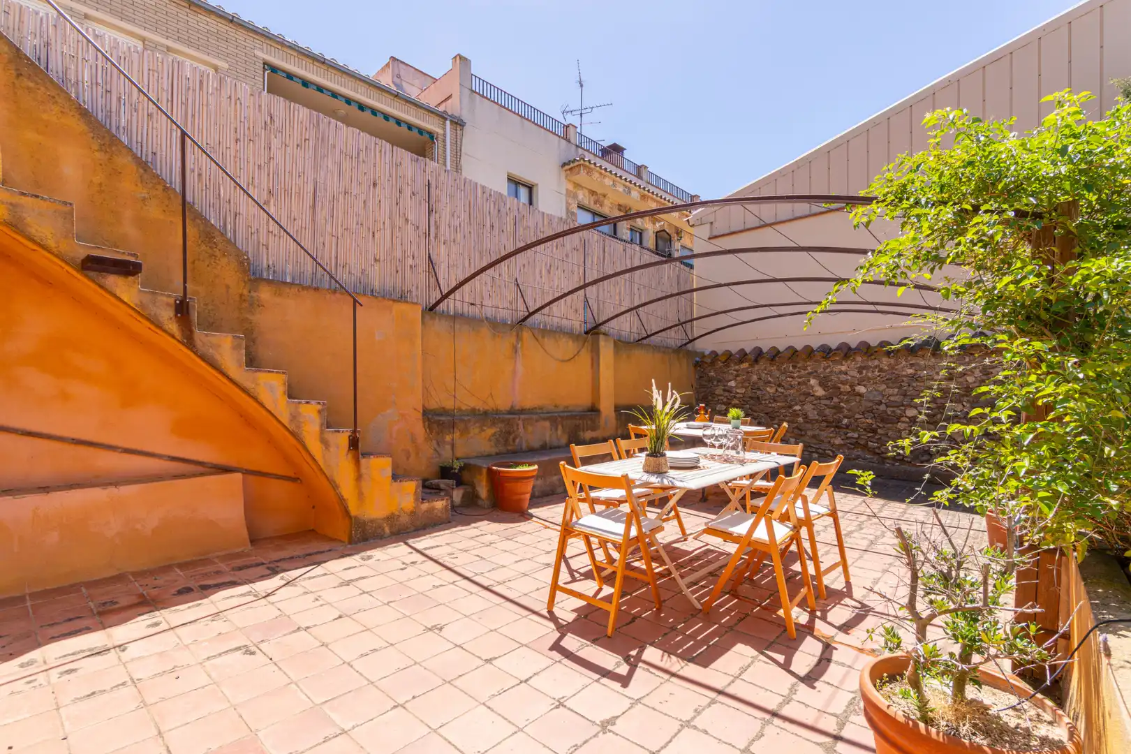 Terrassa de Casa o xalet en venda en Palau-saverdera amb Aire condicionat, Jardí privat i Terrassa