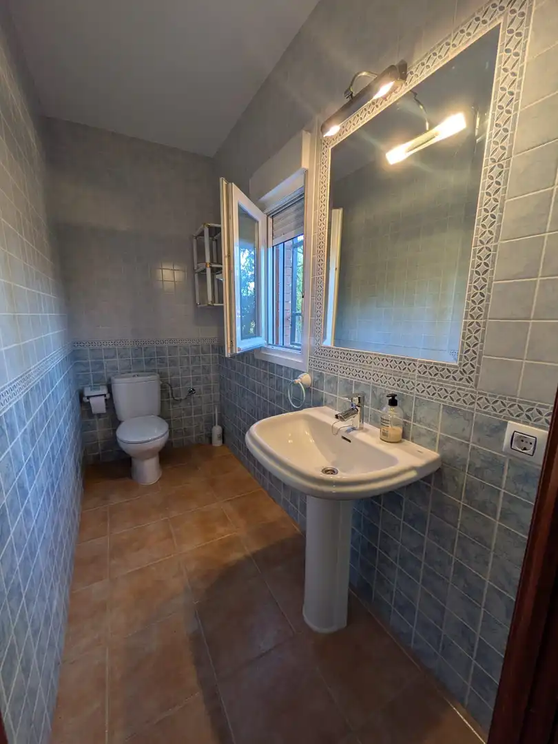 Baño de Finca rústica en venta en Miguelturra con Aire acondicionado, Calefacción y Jardín privado