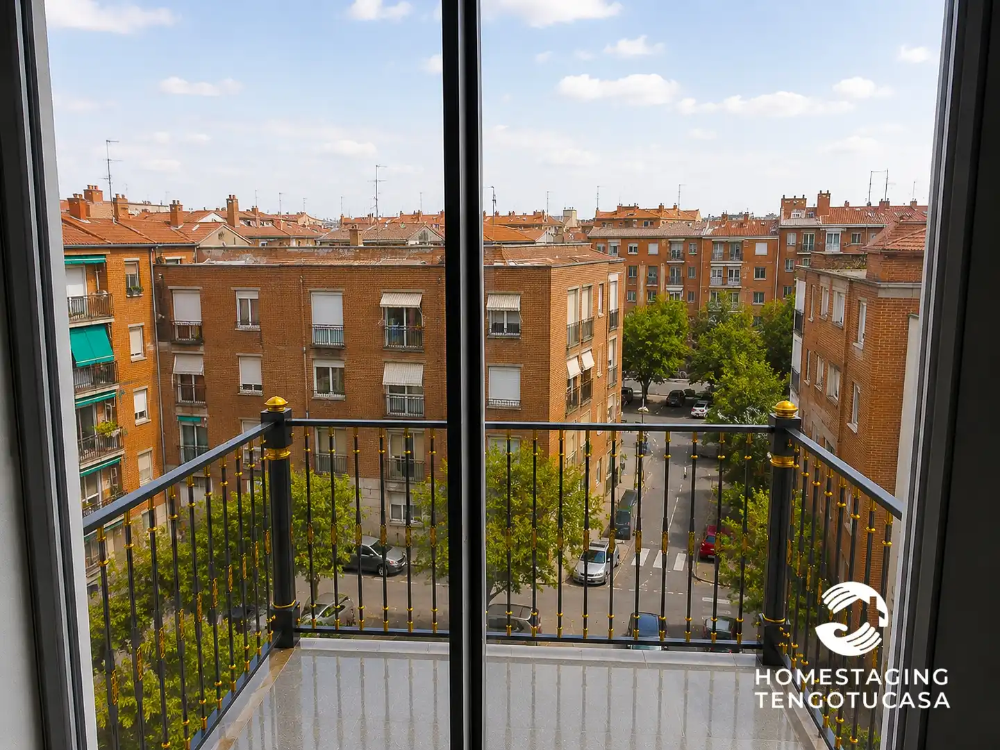 Balcony of Flat for sale in Madrid  with Air Conditioner, Heating and Terrace