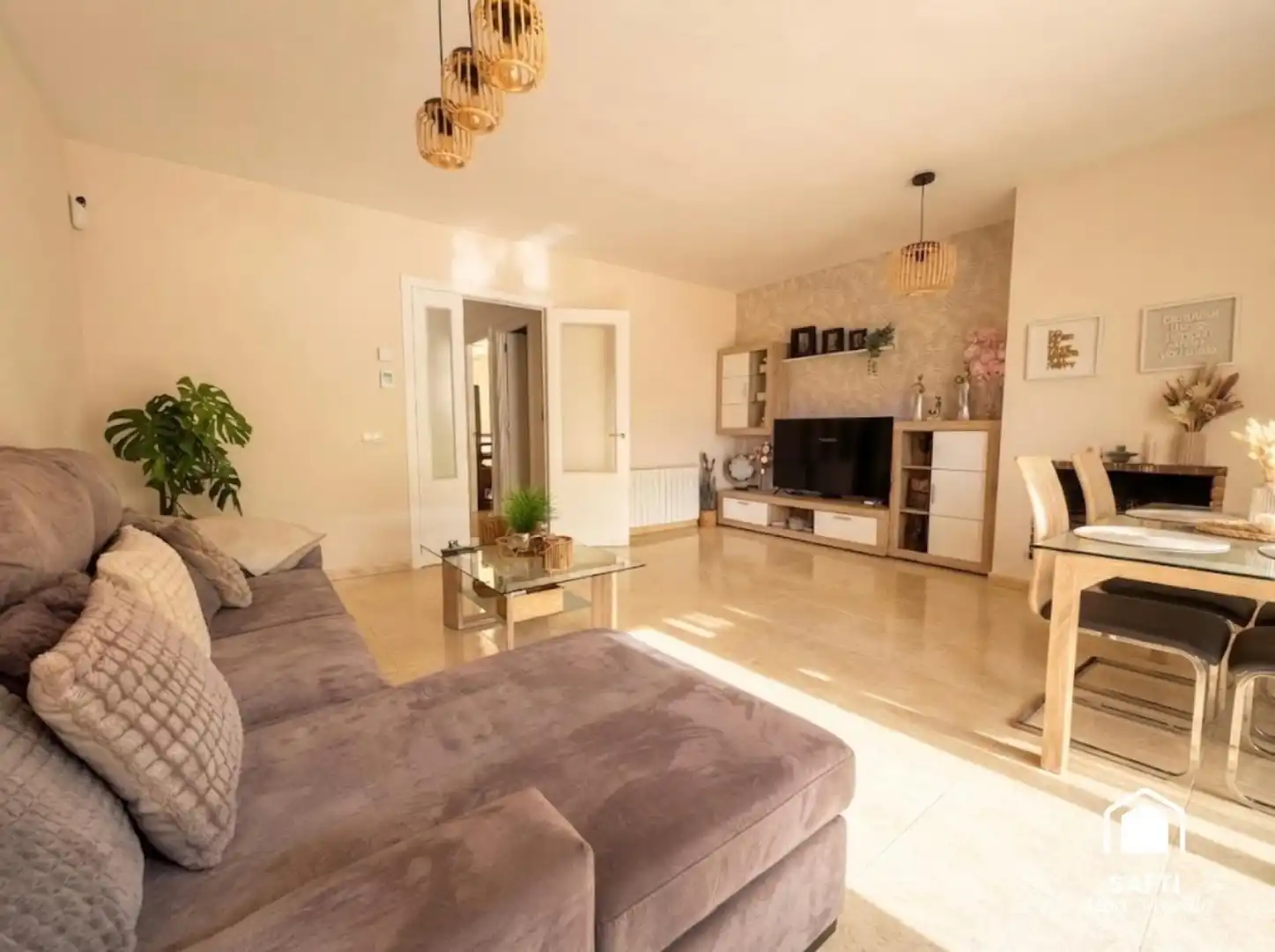 Sala de estar de Casa adosada en venta en Olivella con Aire acondicionado, Calefacción y Terraza