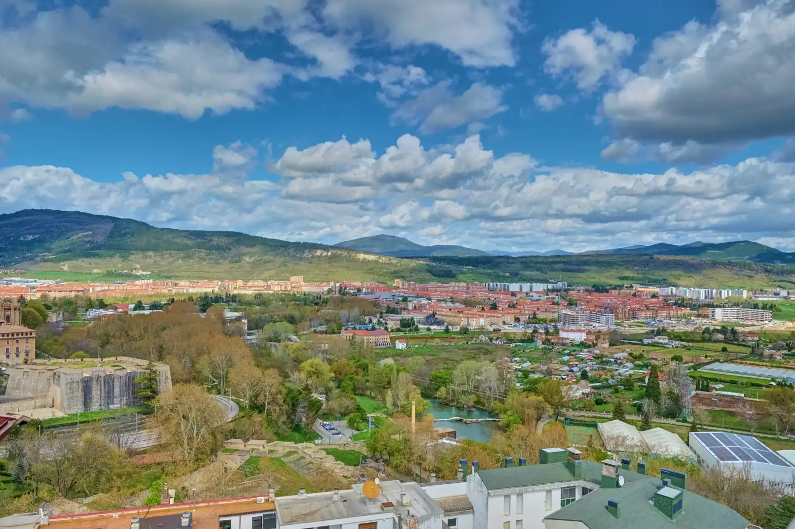 Exterior view of Flat for sale in  Pamplona / Iruña  with Heating, Terrace and Storage room