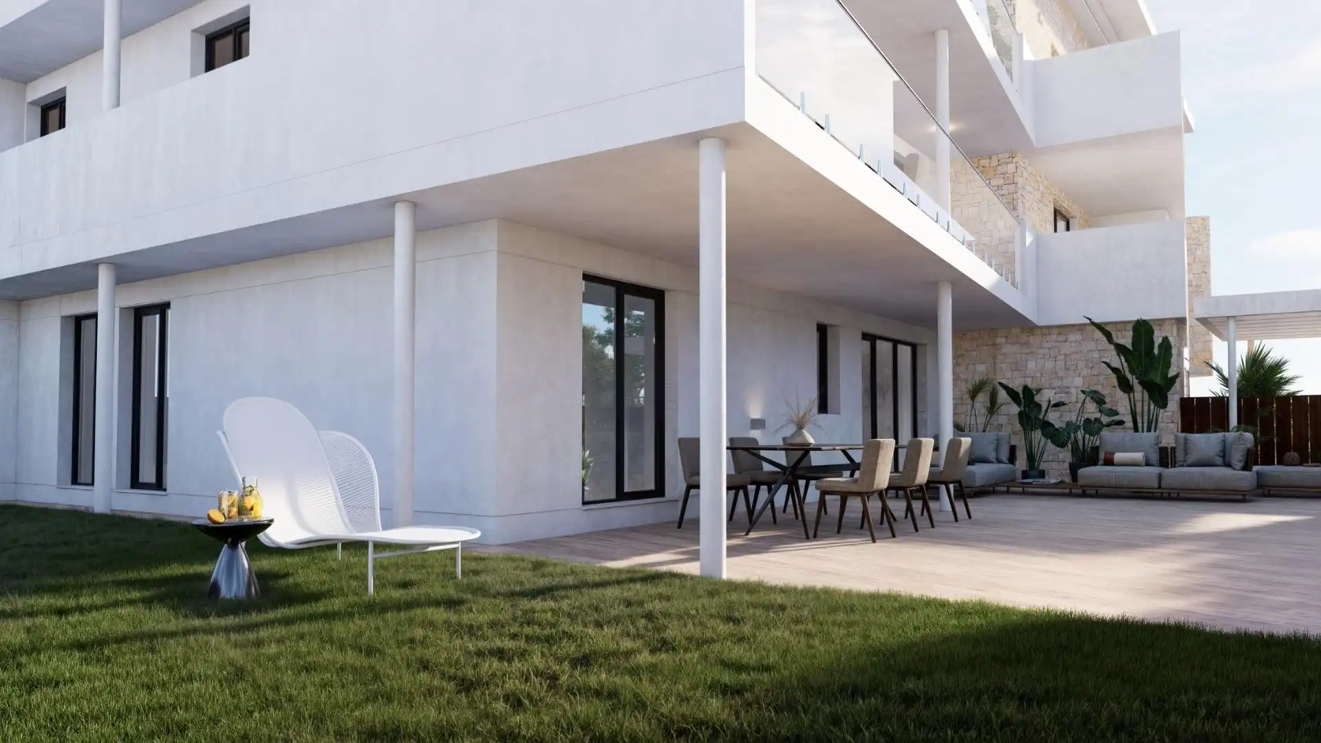 Terraza de Planta baja en venta en Jávea / Xàbia con Aire acondicionado, Jardín privado y Terraza