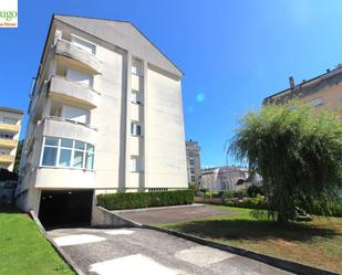 Exterior view of Flat for sale in Lugo Capital  with Heating, Private garden and Storage room