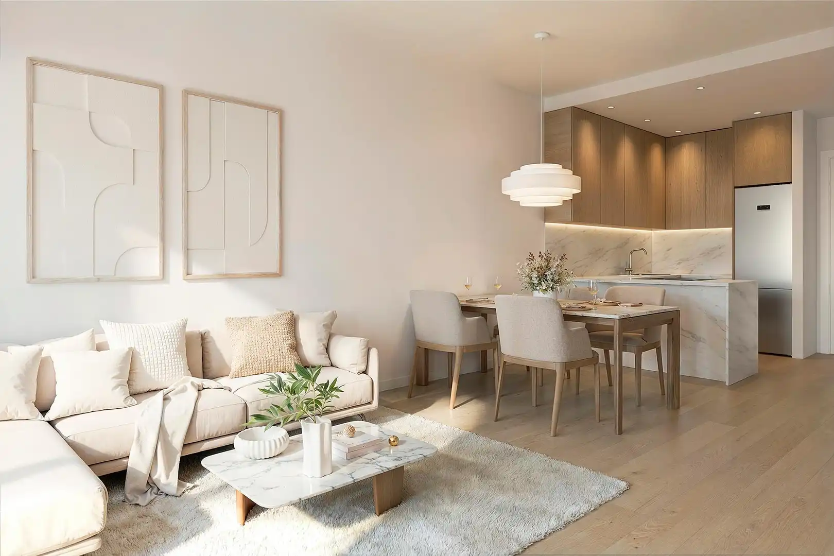 Living room of Attic for sale in Finestrat  with Terrace, Storage room and Sauna