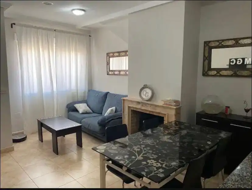Wohnzimmer von Erdgeschoss zur Miete in Cartagena mit Klimaanlage, Heizung und Terrasse