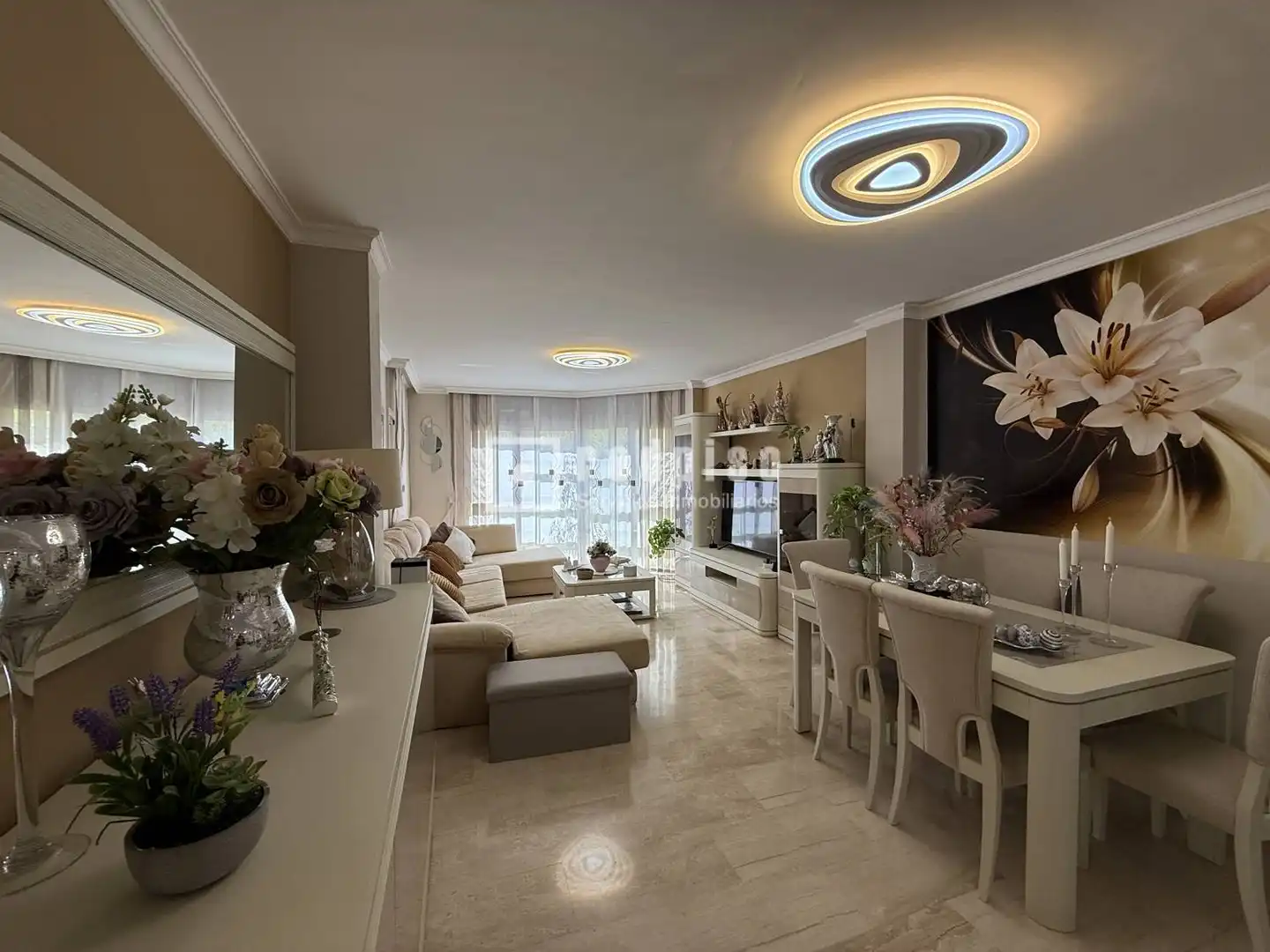 Sala de estar de Piso en venta en Málaga con Aire acondicionado, Calefacción y Jardín privado
