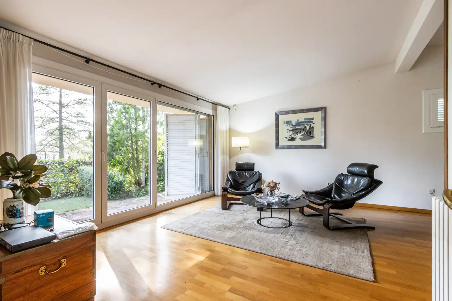 Sala de estar de Casa o chalet en venta en Matadepera con Calefacción, Jardín privado y Parquet