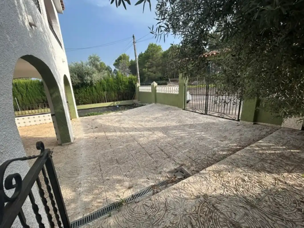 Jardí de Casa o xalet en venda en Palma de Gandia amb Aire condicionat, Terrassa i Piscina