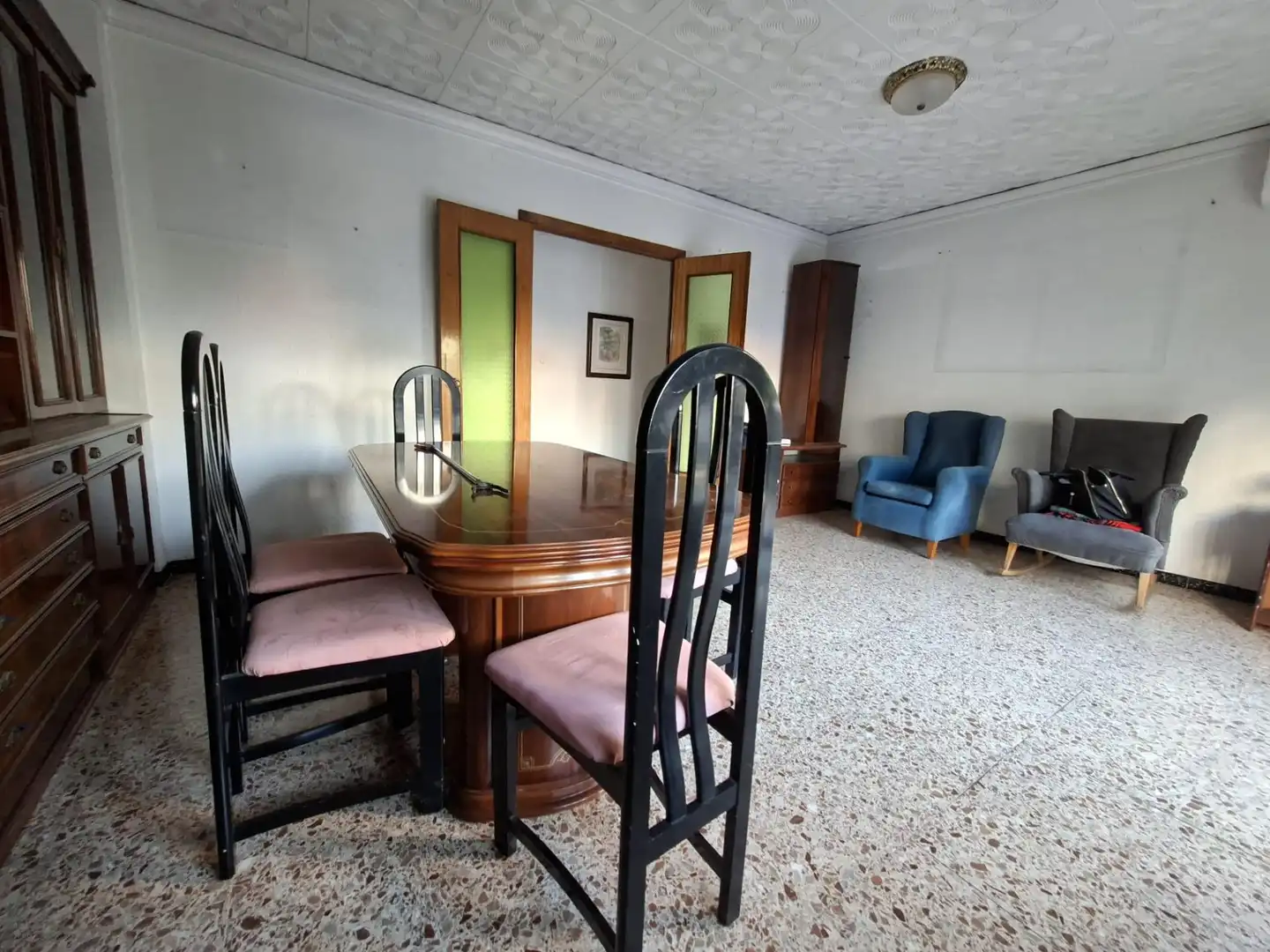 Dining room of Flat for sale in Gandia  with Air Conditioner, Heating and Storage room
