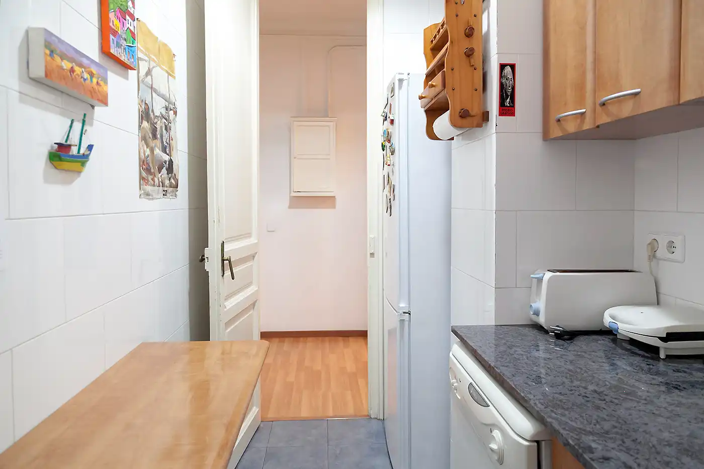 Cocina de Piso en venta en Barcelona con Balcón