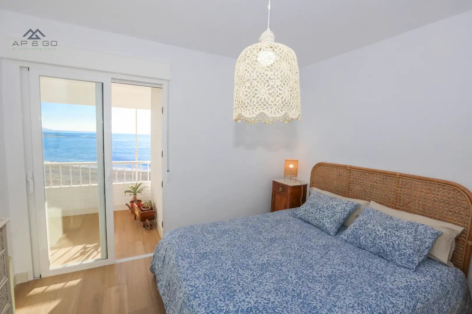 Schlafzimmer von Wohnung zur Miete in Almuñécar mit Heizung, Terrasse und Möbliert