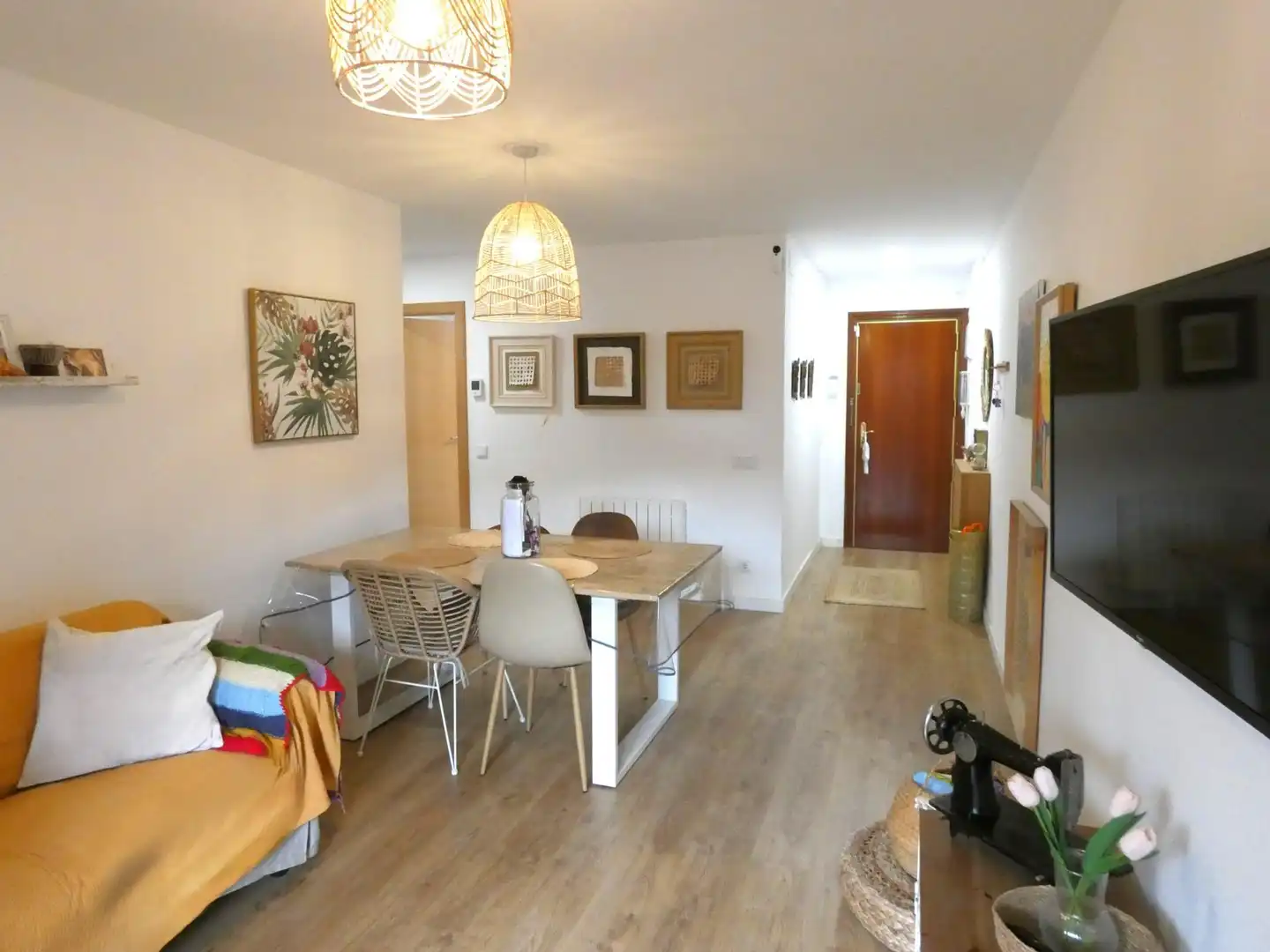 Comedor de Piso en venta en Santa Coloma de Gramenet con Aire acondicionado, Calefacción y Parquet