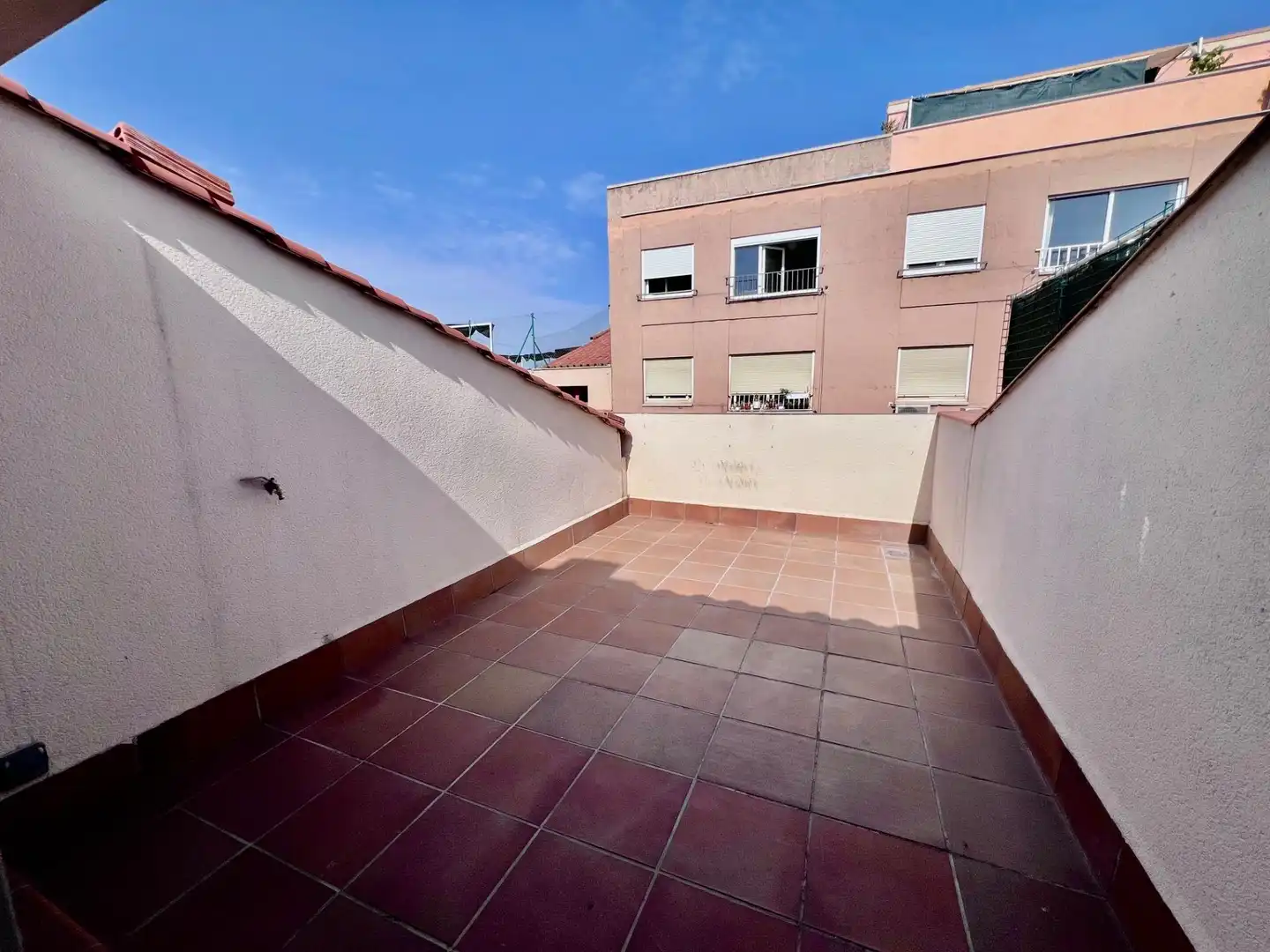 Terrace of Attic for rent in Sabadell  with Air Conditioner, Heating and Parquet flooring