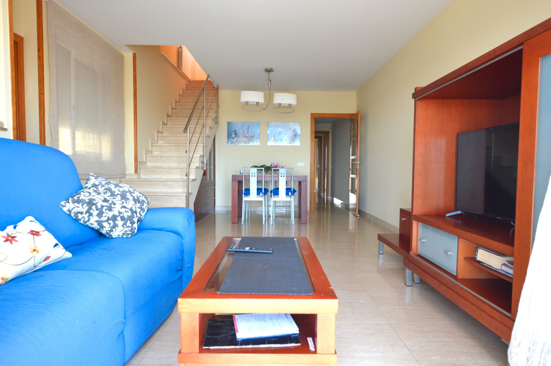 Living room of Duplex for sale in Cubelles  with Heating, Terrace and Storage room