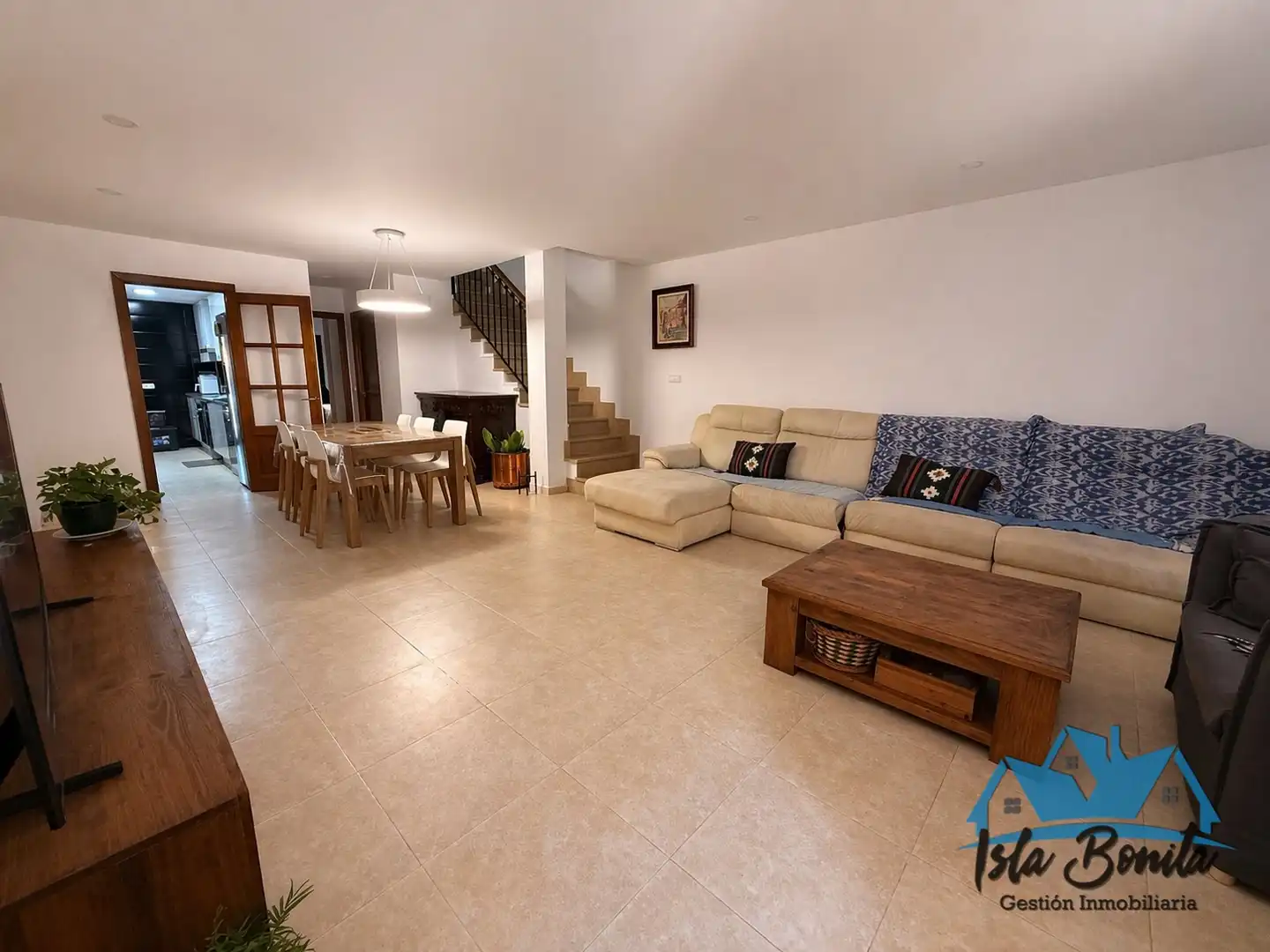 Sala de estar de Casa adosada en venta en Marratxí con Aire acondicionado, Calefacción y Terraza