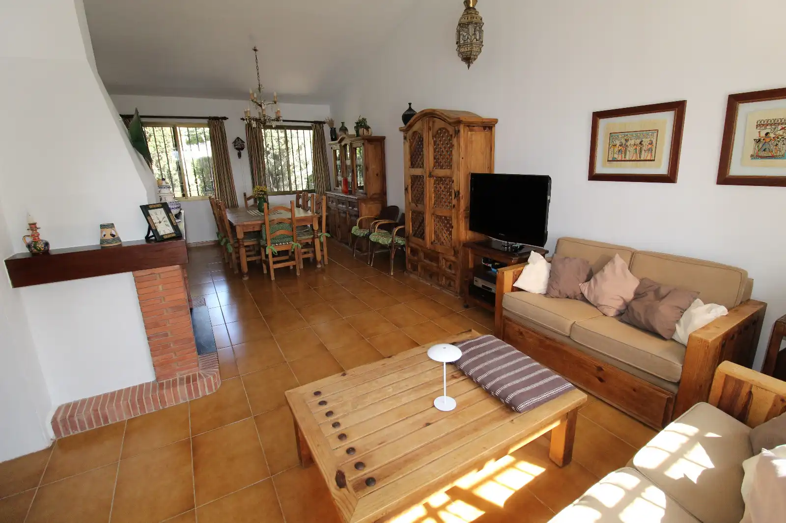 Living room of Houses for sale in Úbeda  with Heating, Private garden and Swimming Pool