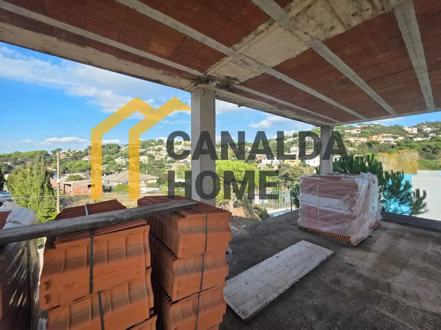 Terrassa de Casa adosada en venda en Vidreres amb Aire condicionat, Calefacció i Parquet