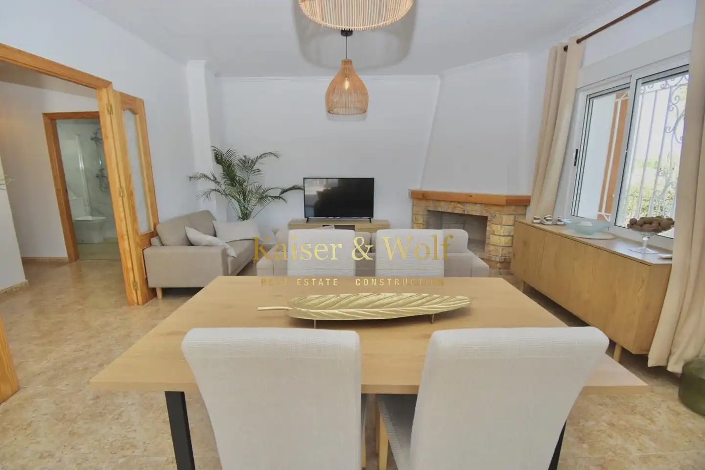 Dining room of Houses for sale in Elche / Elx  with Air Conditioner, Private garden and Terrace
