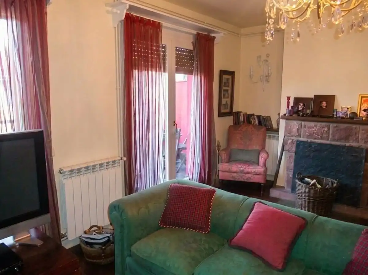 Sala de estar de Dúplex en venta en Prades con Calefacción, Parquet y Terraza