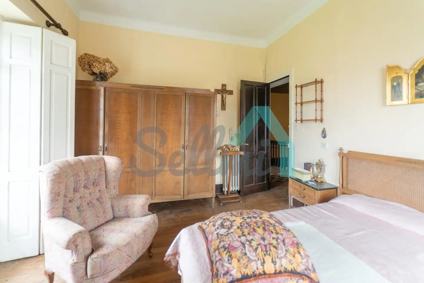 Dormitori de Casa o xalet en venda en Piloña amb Jardí privat, Parquet i Terrassa