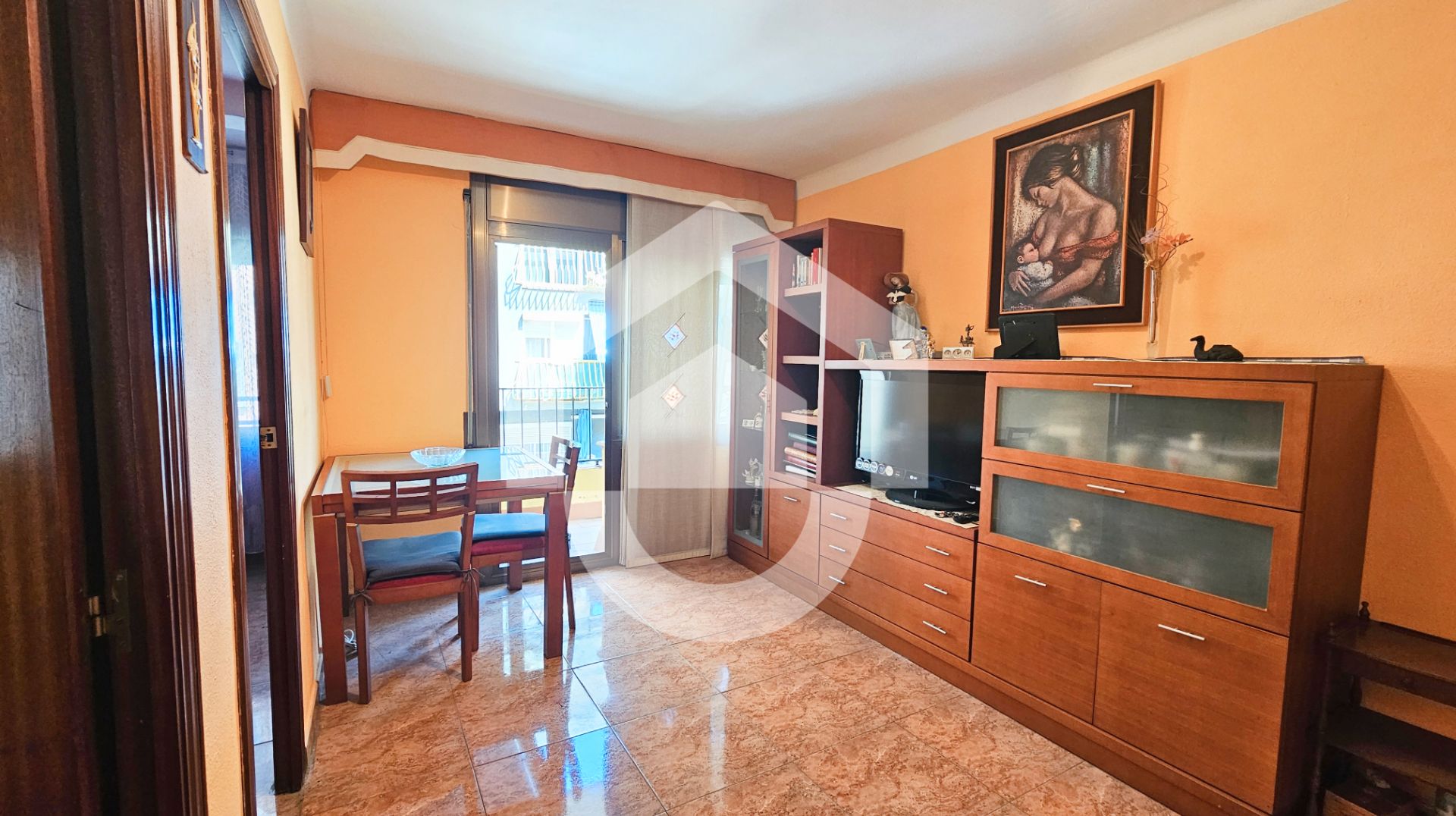 Bedroom of Flat for sale in  Barcelona Capital  with Heating, Furnished and Balcony